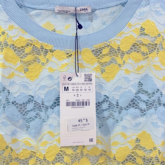 ⭐️ NWT ZARA Lace Top ⭐️ - Picture 6 of 6